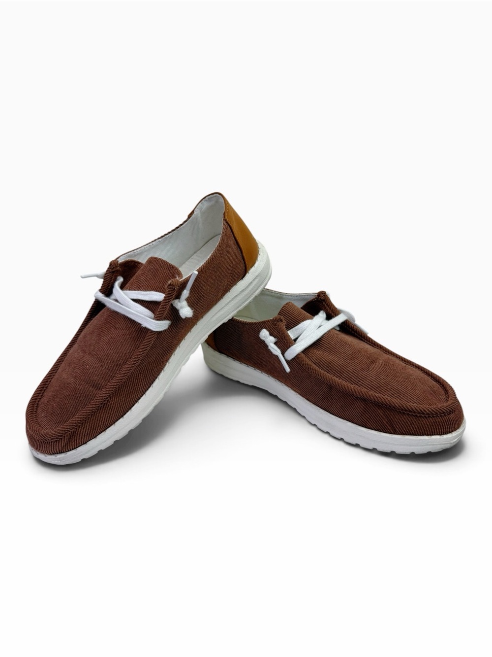 Brown Corduroy Slip On Casual Shoes Women’s Size 9